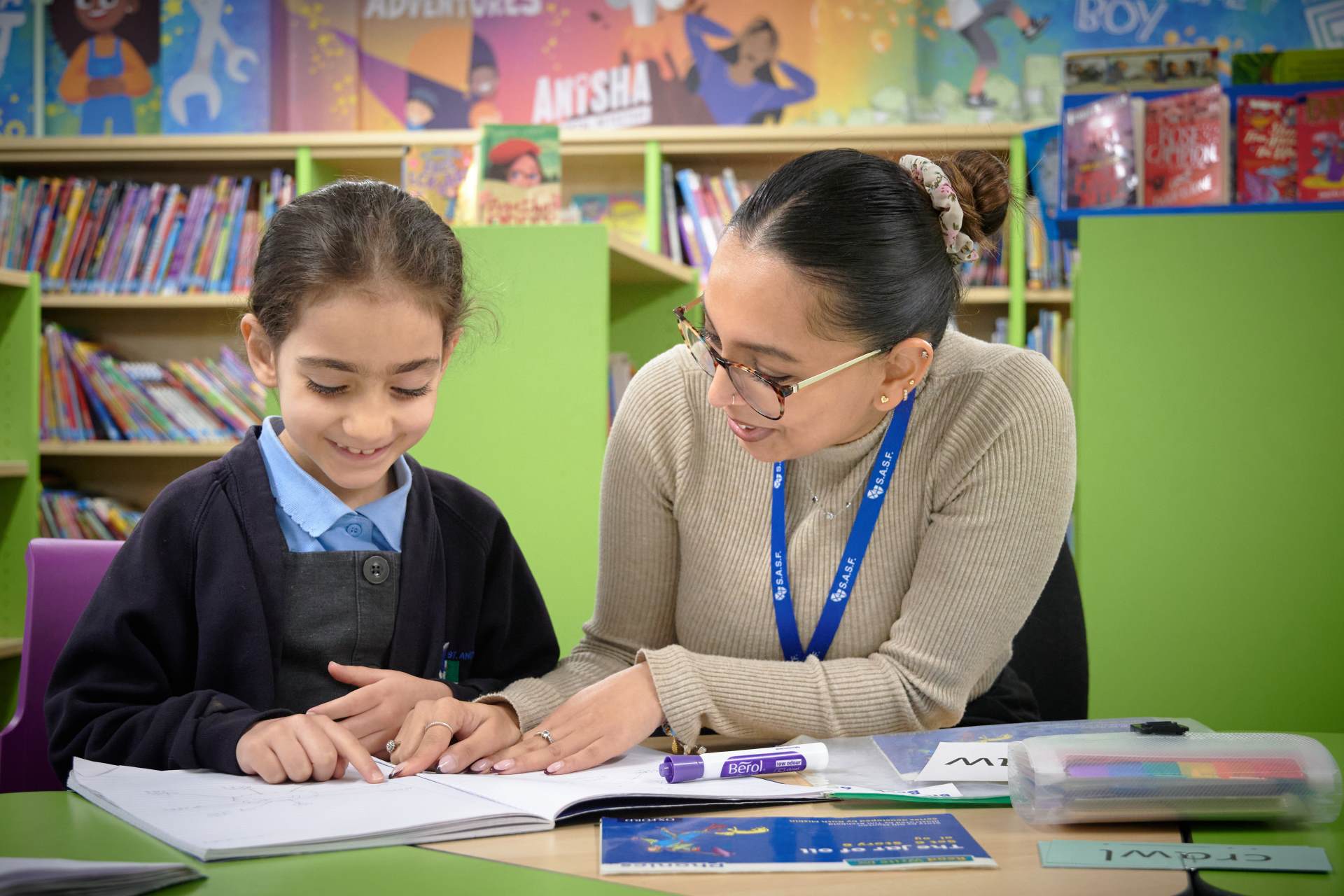 Pupils at St Andrew and St Francis CofE Primary School